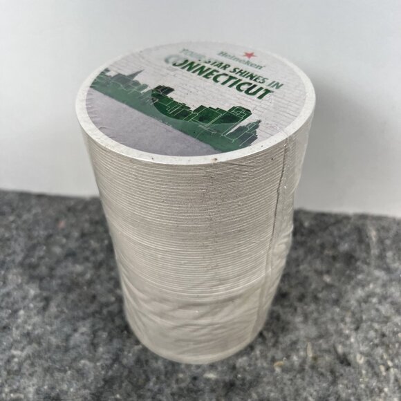 100 ct Heineken Paper Cardboard Coasters Double Sided - Your Star Shines in CT - Picture 6 of 6
